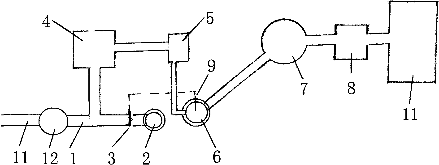 Gas energy-saving recovery device