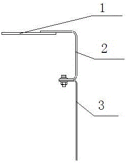 Surrounding edge and covering piece installation structure and wheeled crane with same