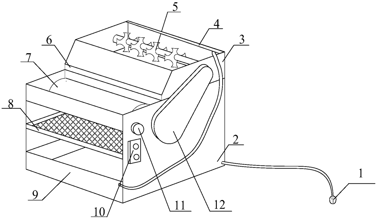 Novel water silk floss machine