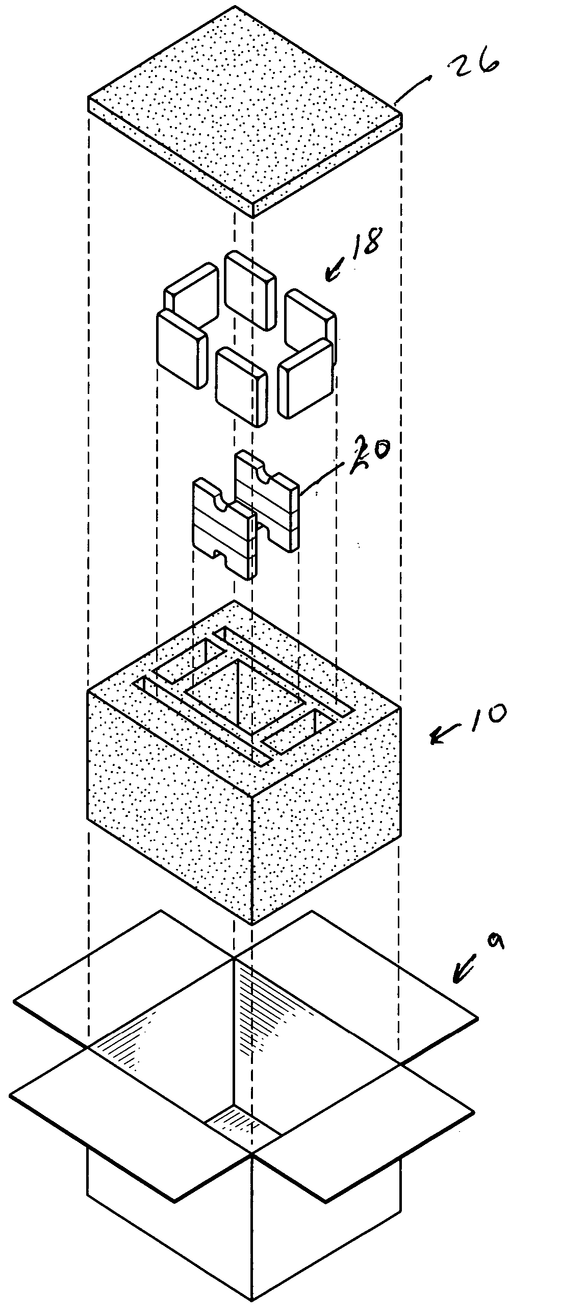 Passively temperature-regulated shipping container suitable for biological, pharmaceutical materials or food products