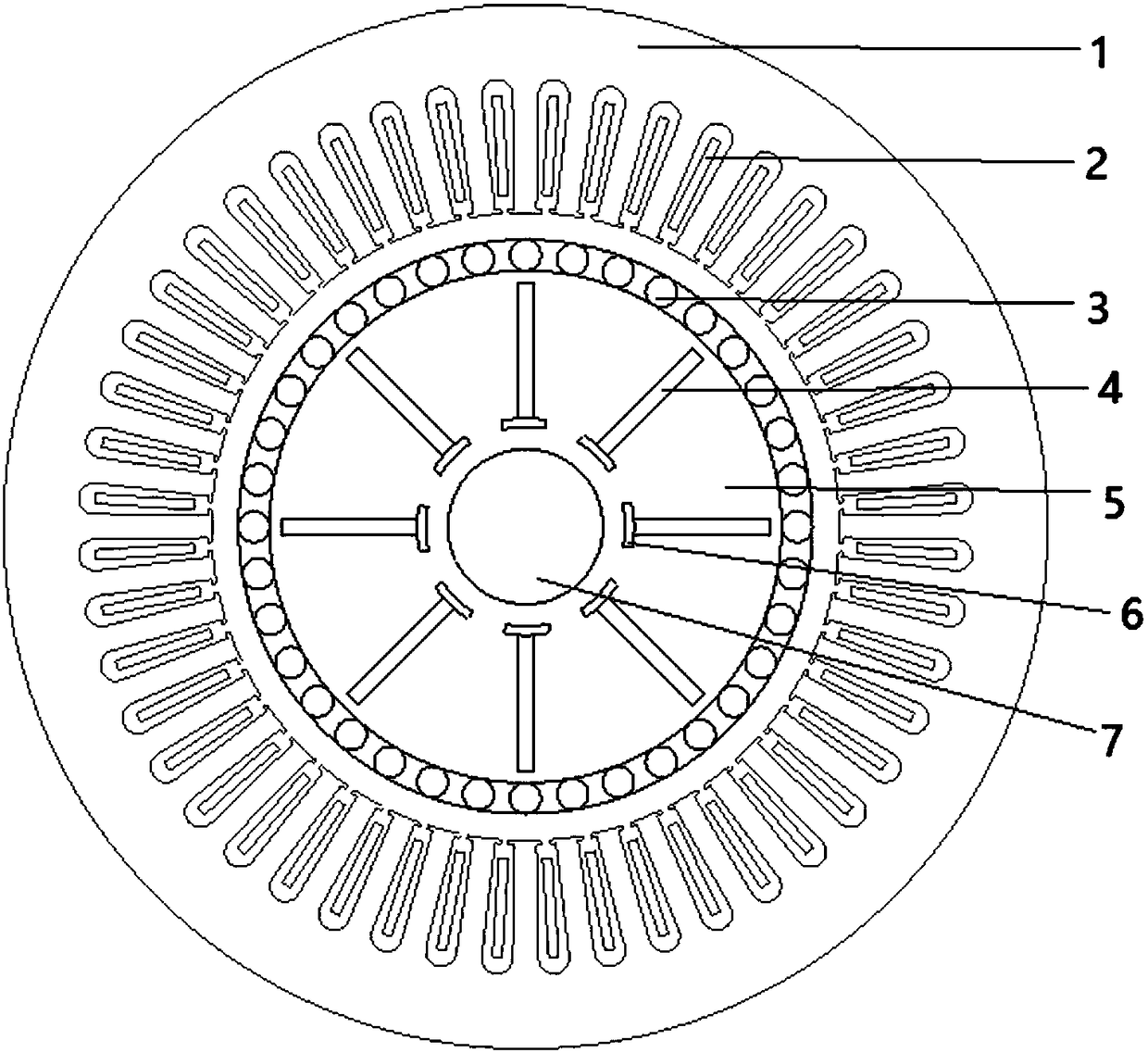 A synchronous/asynchronous compound double fundamental frequency motor