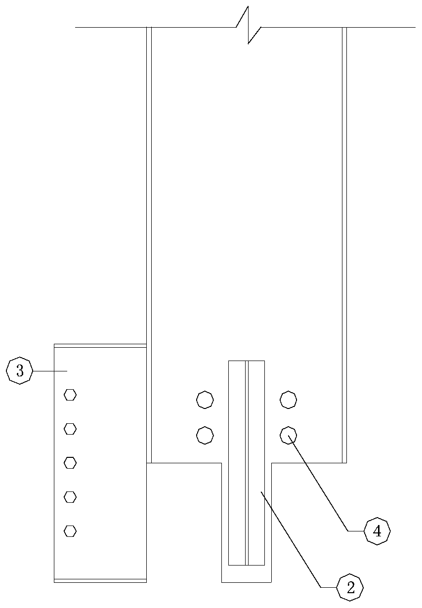 A fully prefabricated assembled hybrid frame node and its manufacturing method