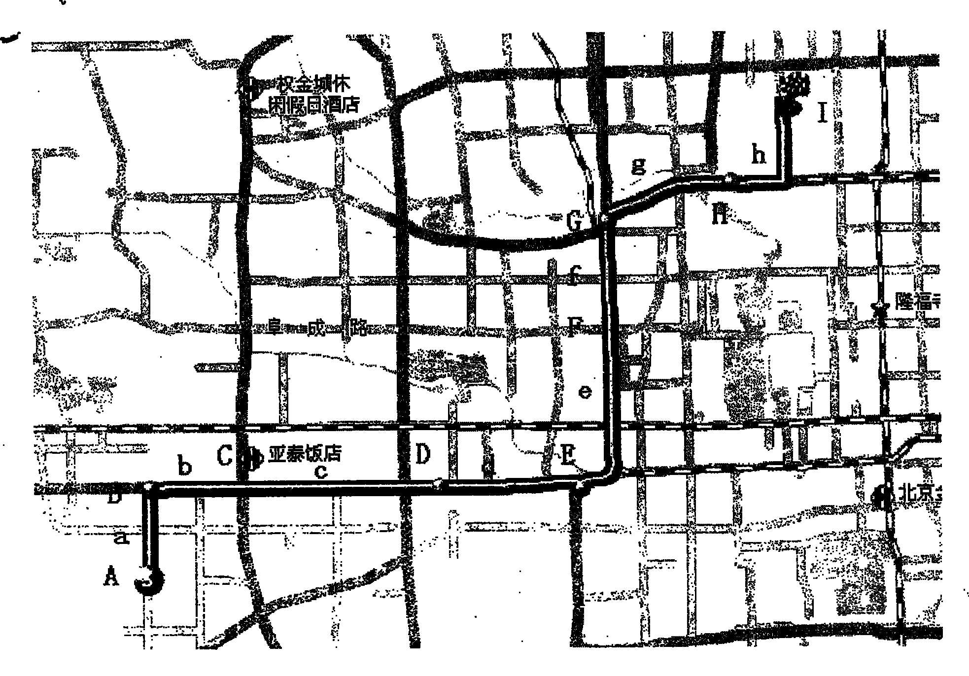 Alternative path planning method and navigation terminal