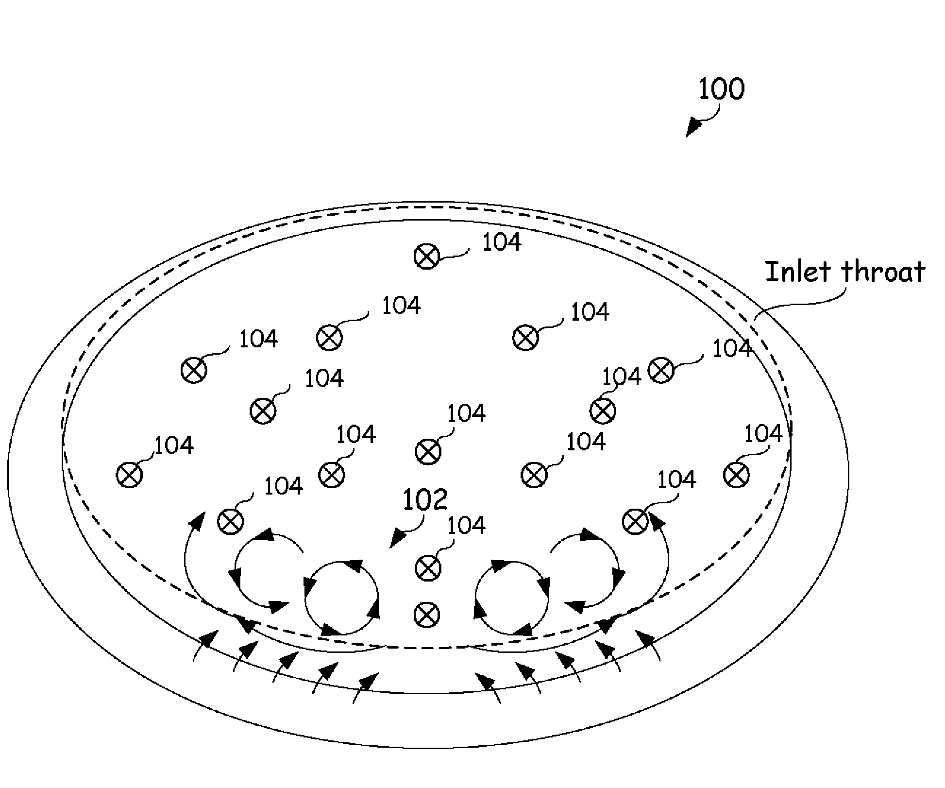 Inlet Electromagnetic Flow Control