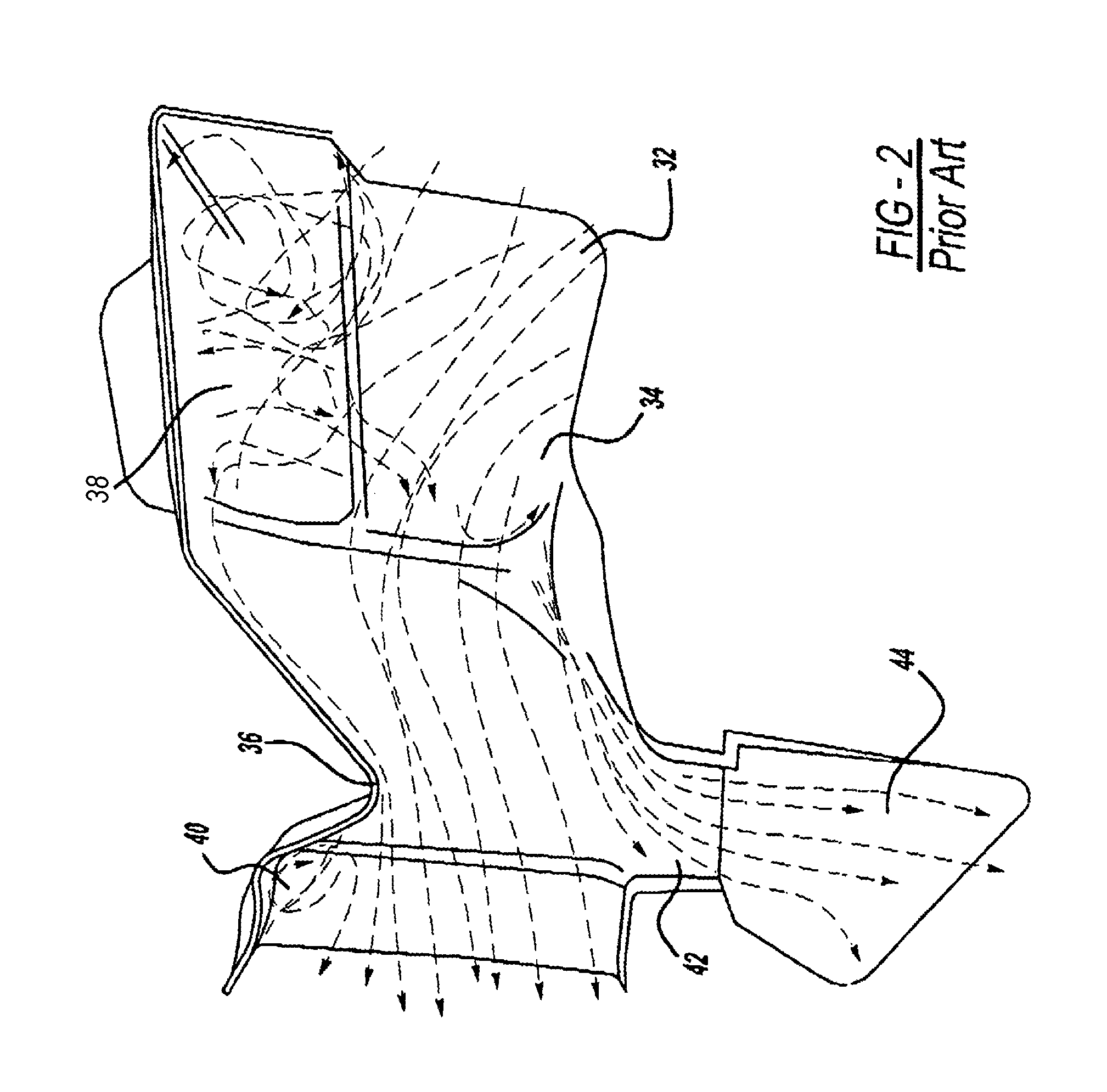 Climate control duct architecture for a vehicle