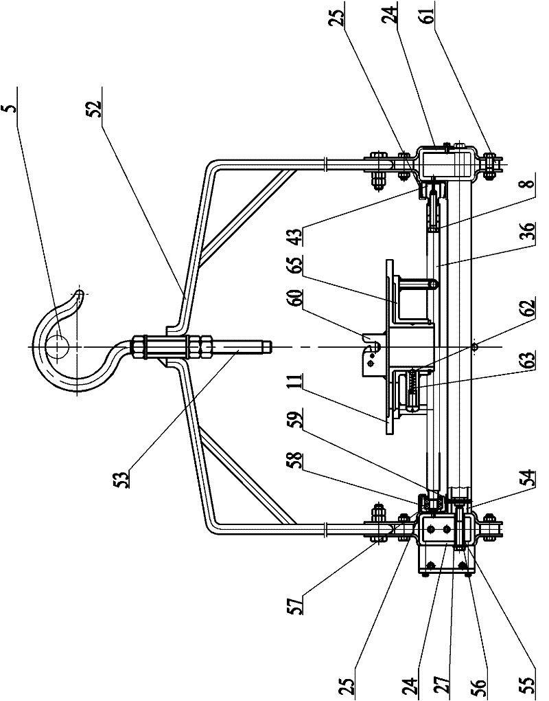 High-altitude crimping apparatus of power transmission line