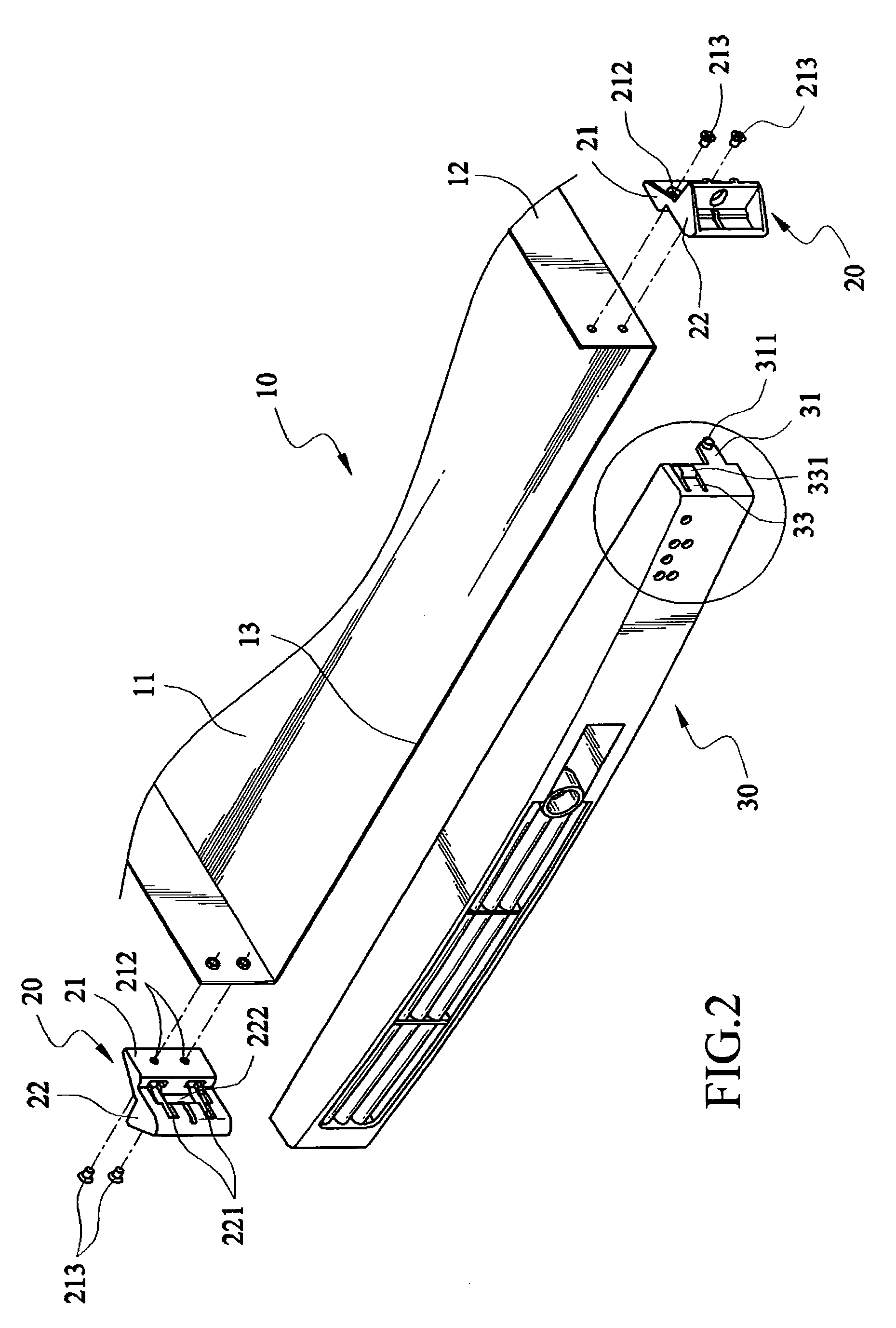 Face panel anchoring apparatus