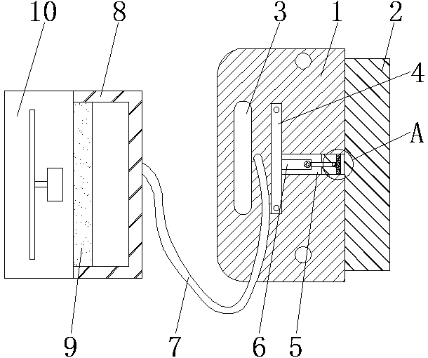 Novel scraping plate for building