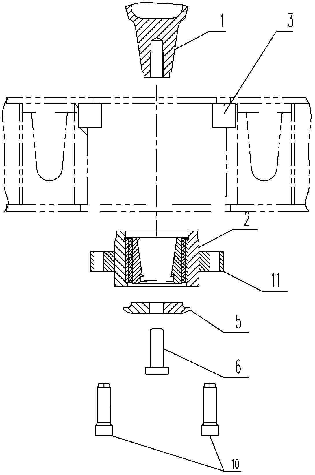 Draft gear of bogie