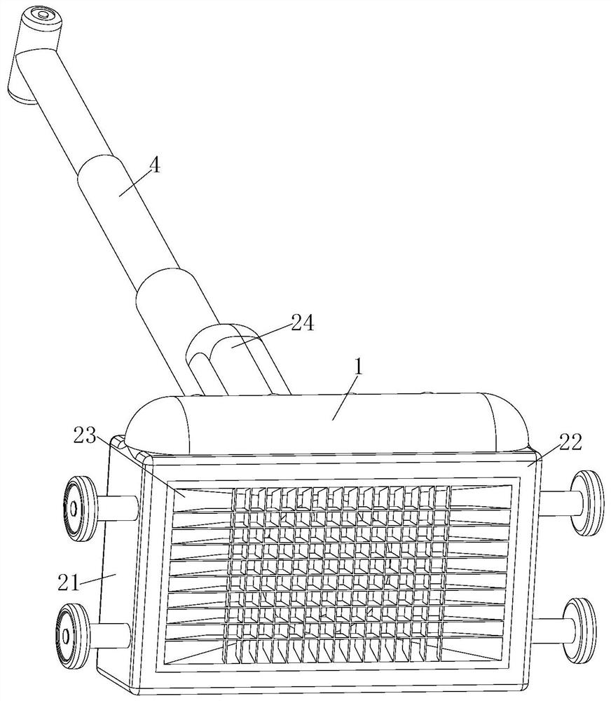 Vibration type dust collection device for carpet