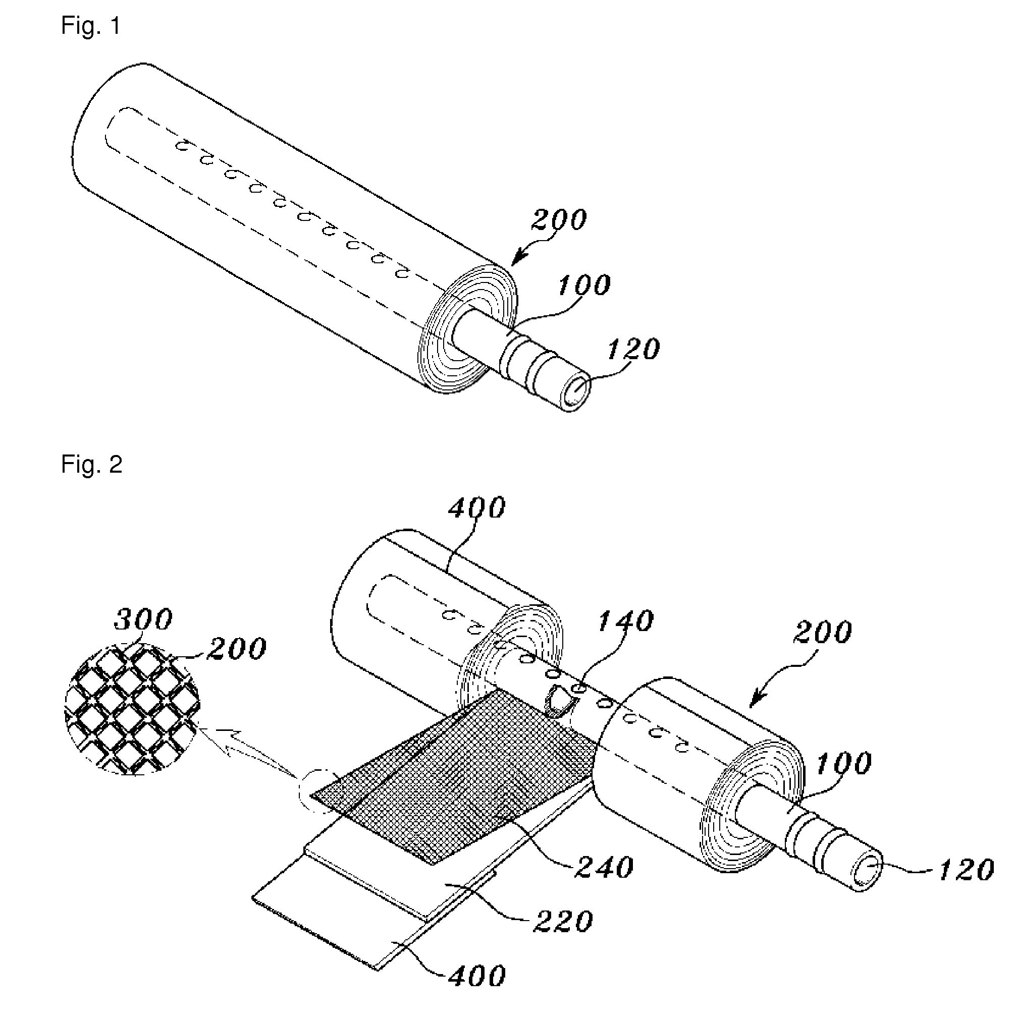 Spiral wound type filter cartridge