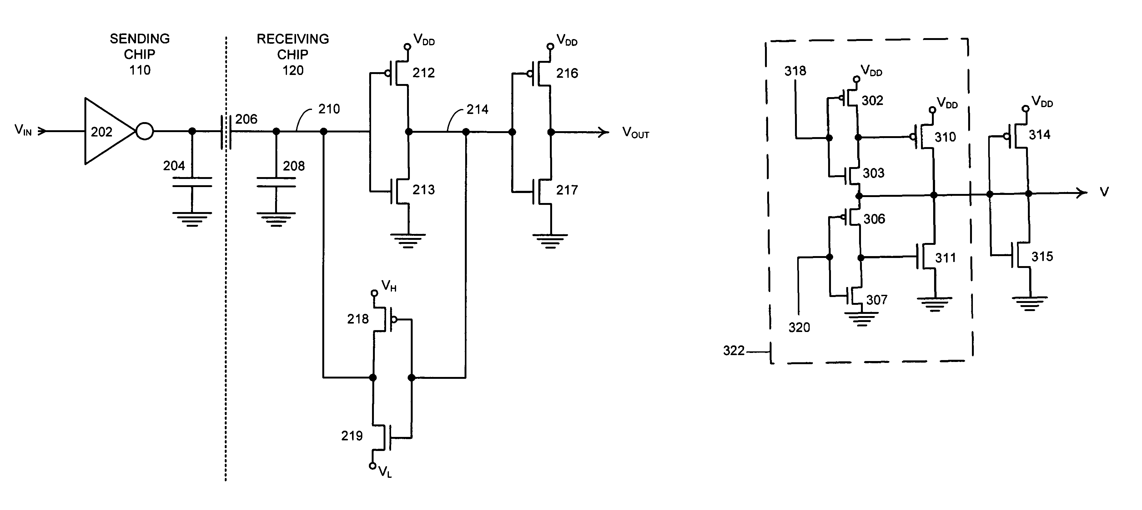 Sense amplifying latch with low swing feedback