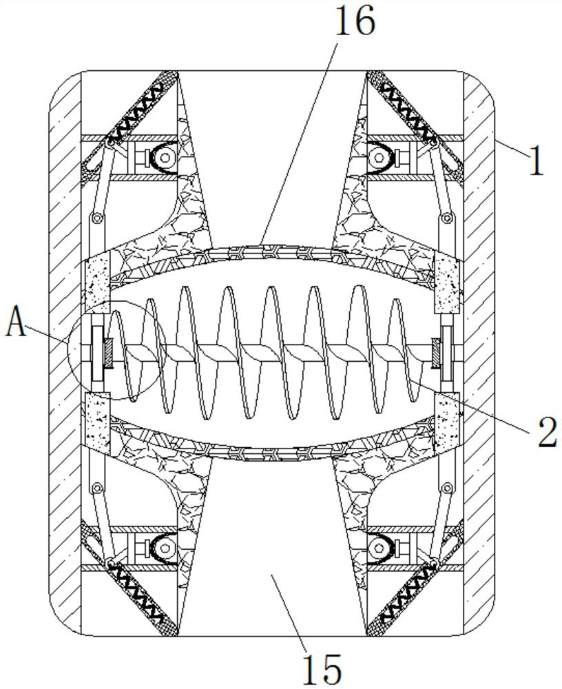 Fermentation tank temperature control device based on grape brewing