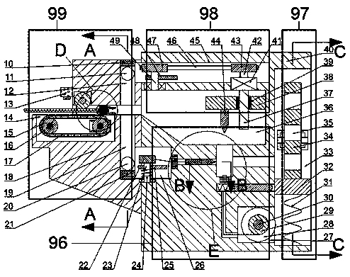 Non-woven bag multi-layer folding and fixing device