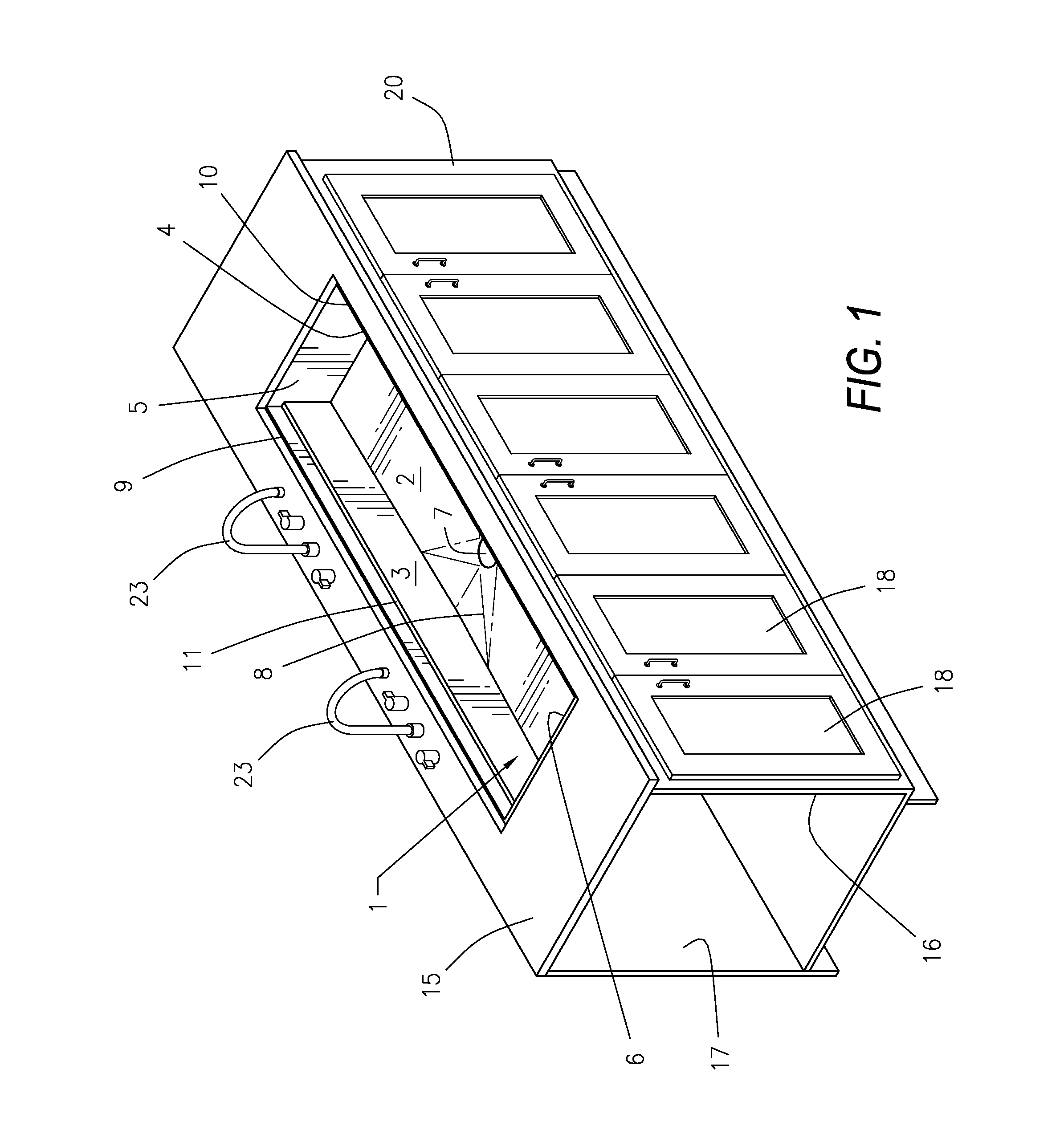 Sink with sliding interchangeable food preparation accessories