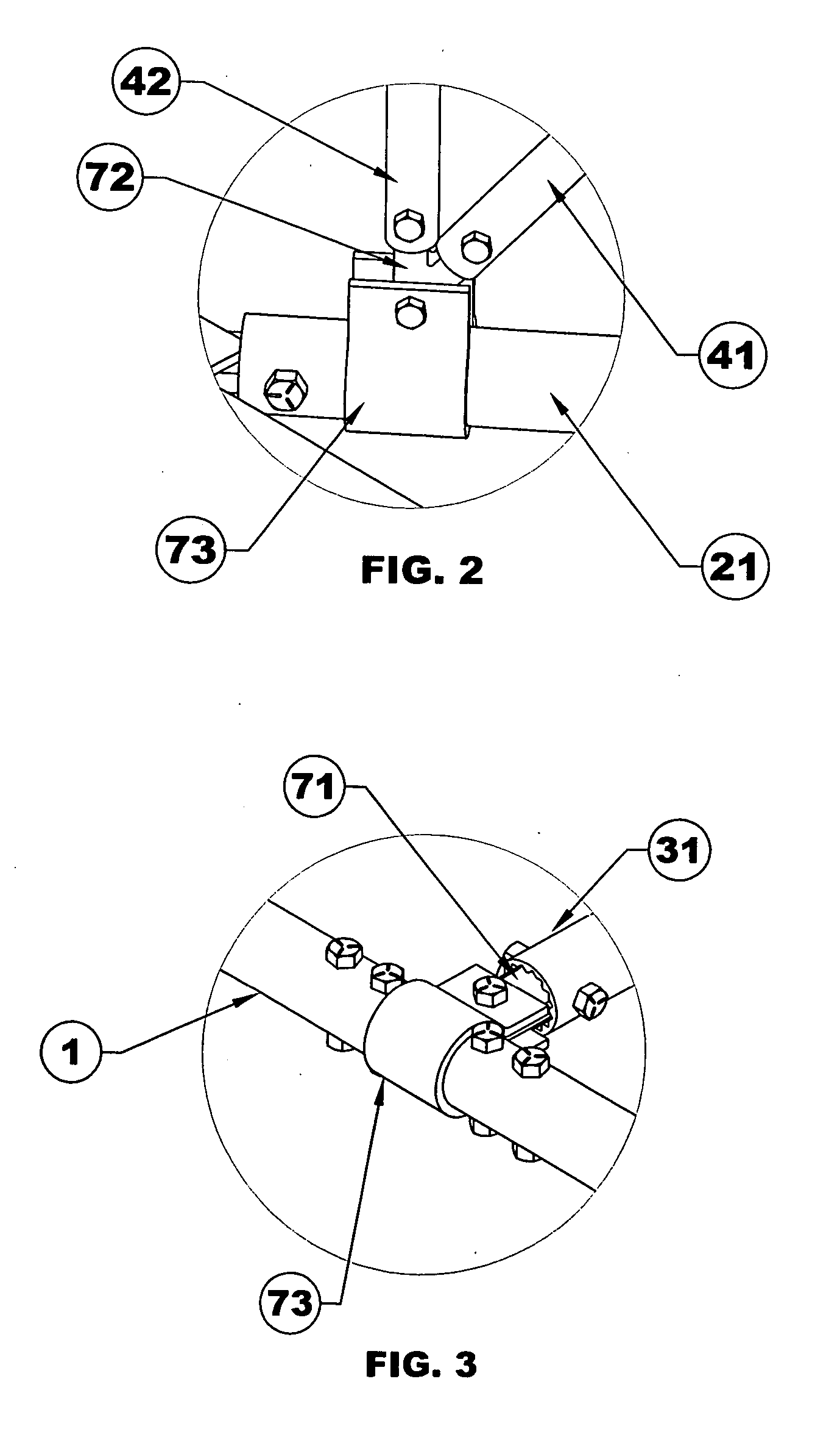 Tower sector frame antenna mount