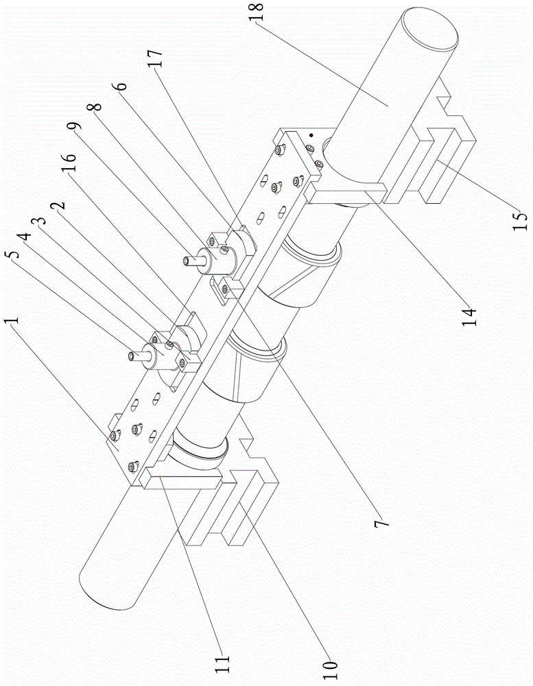 Symmetry degree measurement device for herringbone gears