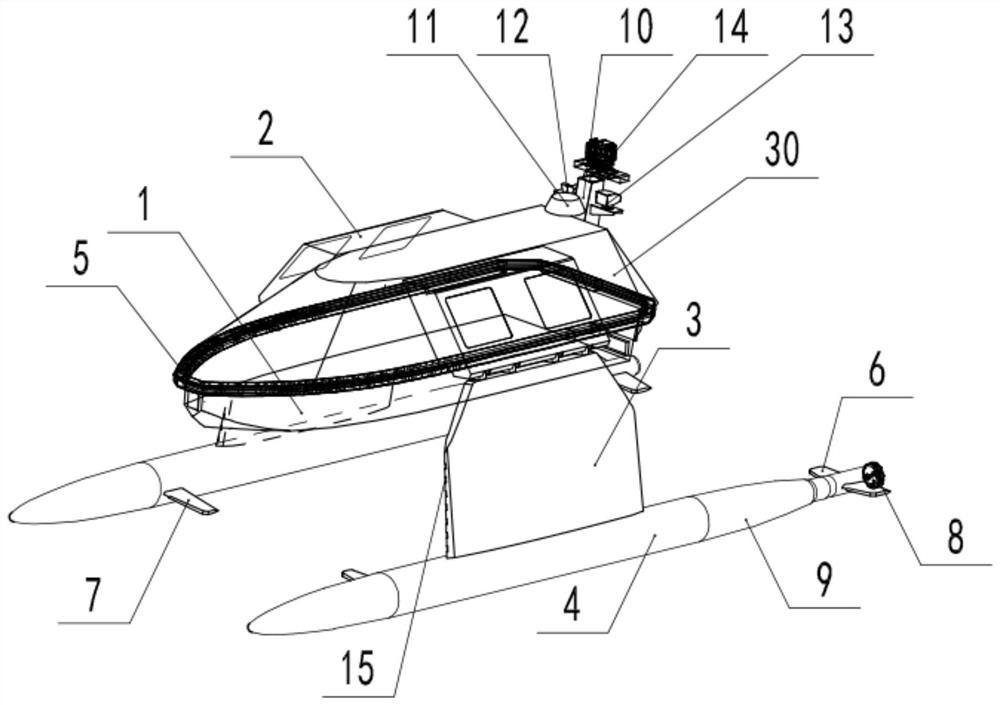 A multi-navigation vehicle with variable structure in water