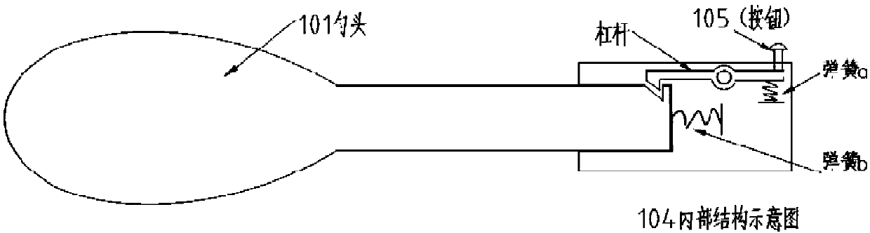 Medicine spoon for accurate weighing and sample addition