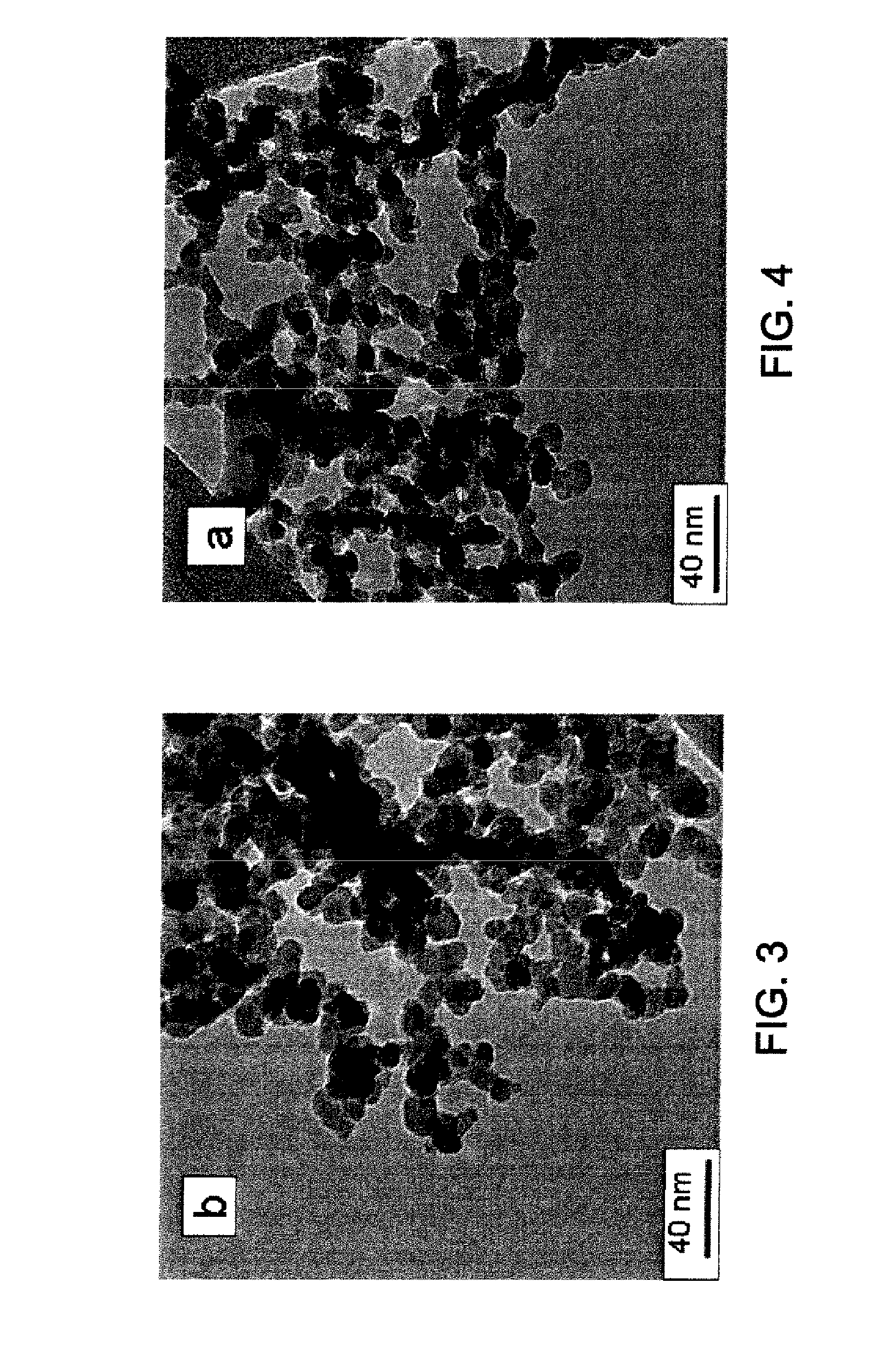 Method for the synthesis of ticon, tion and tio nanoparticles by laser pyrolysis