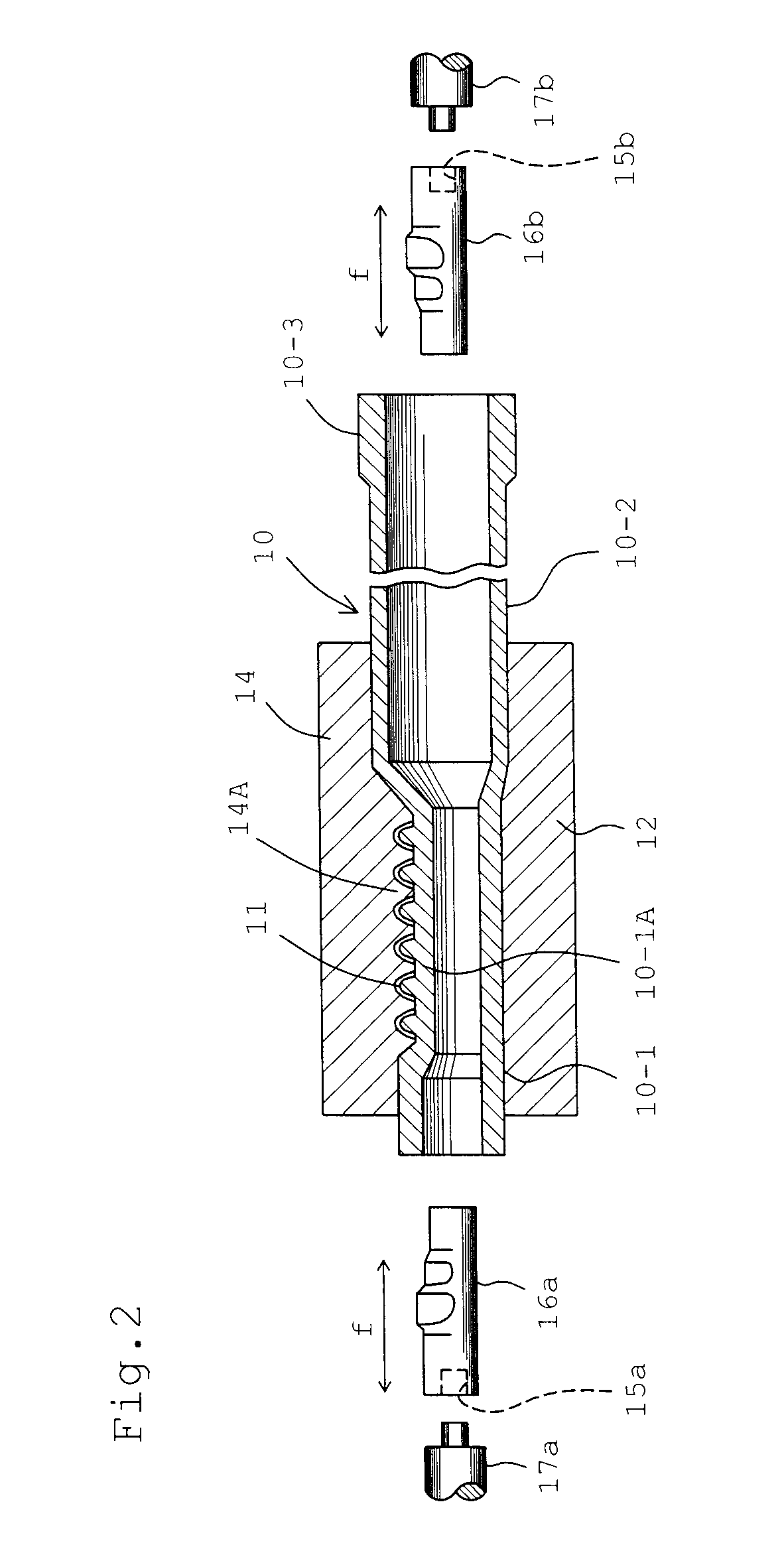 Method and apparatus for plastic working of hollow rack bar and hollow rack bar