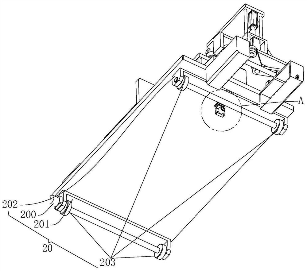 Working method of automatic gravel loading and carrying device for construction site