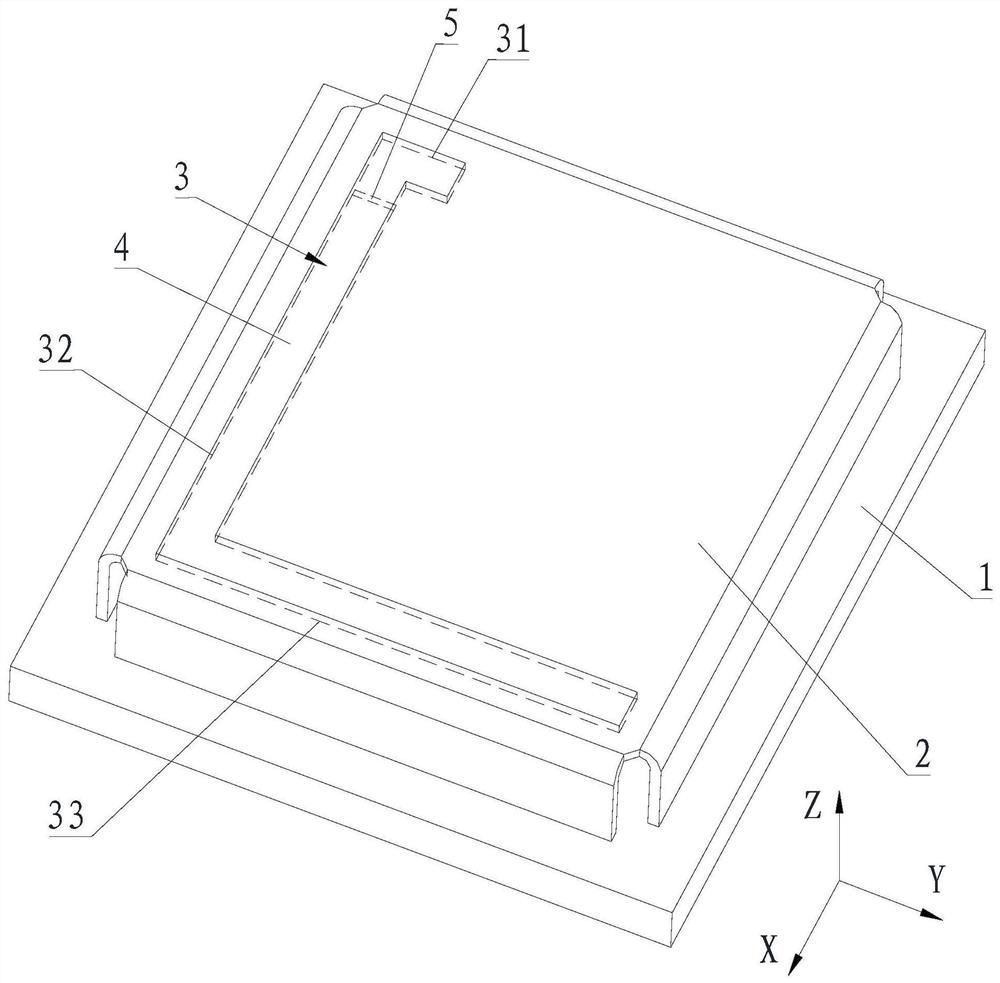 Dielectric-loaded miniaturized ultra-wideband antenna structure and electronic equipment