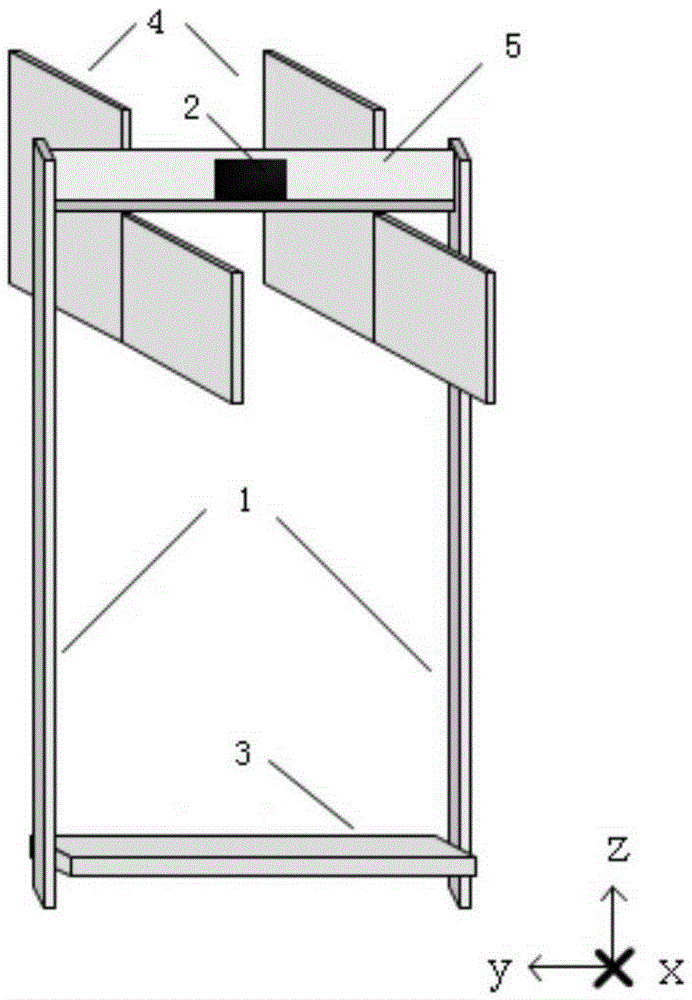 Test system of impulse coupling efficiency of target under the action of laser