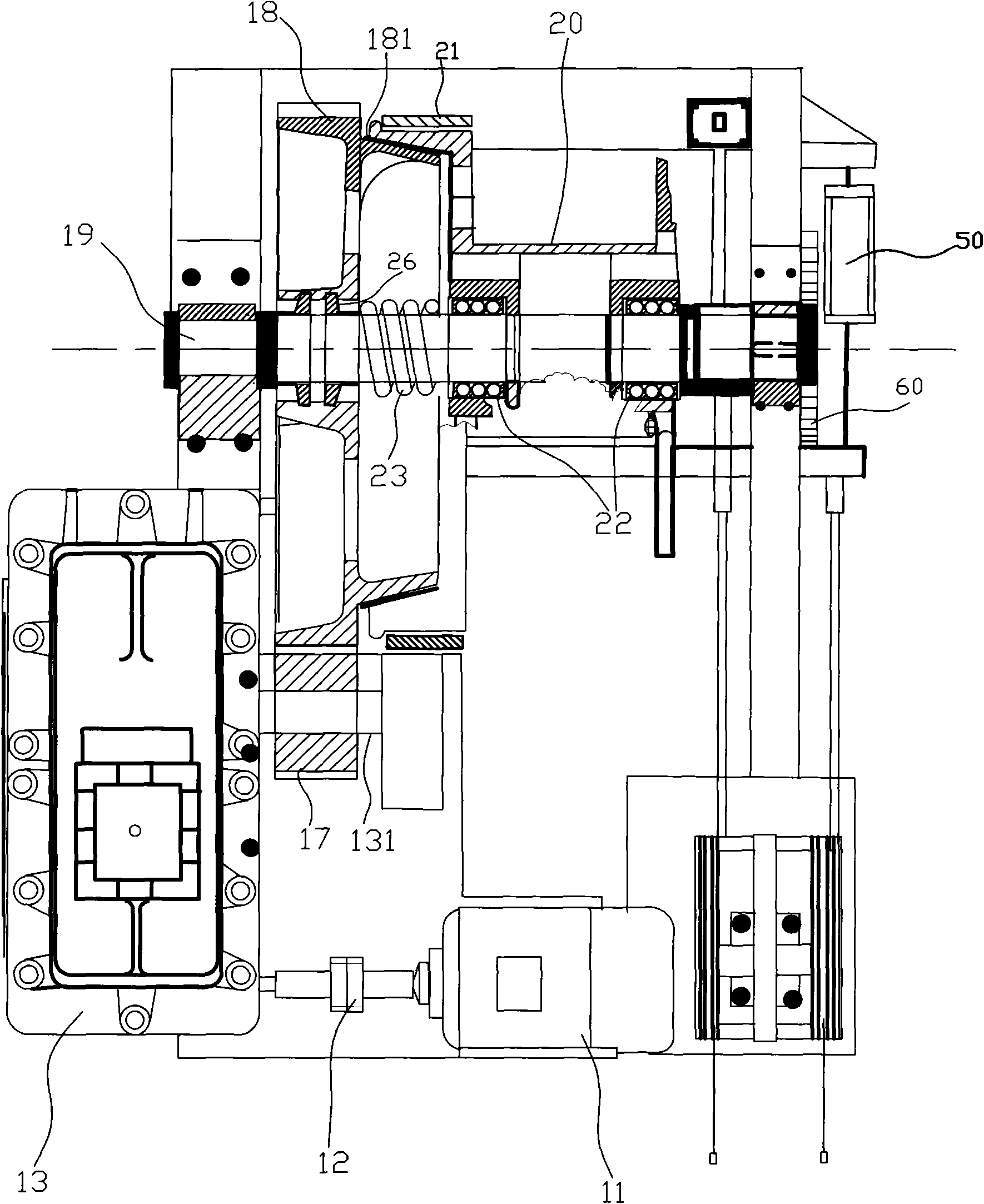 Automatic punching pile driver