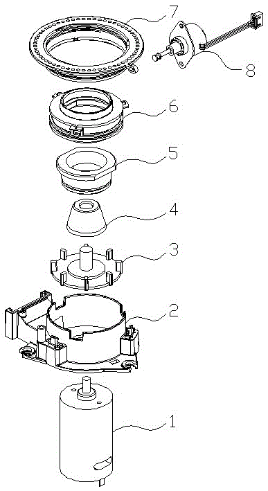 Grinding device for coffee machine