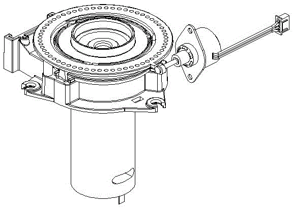 Grinding device for coffee machine