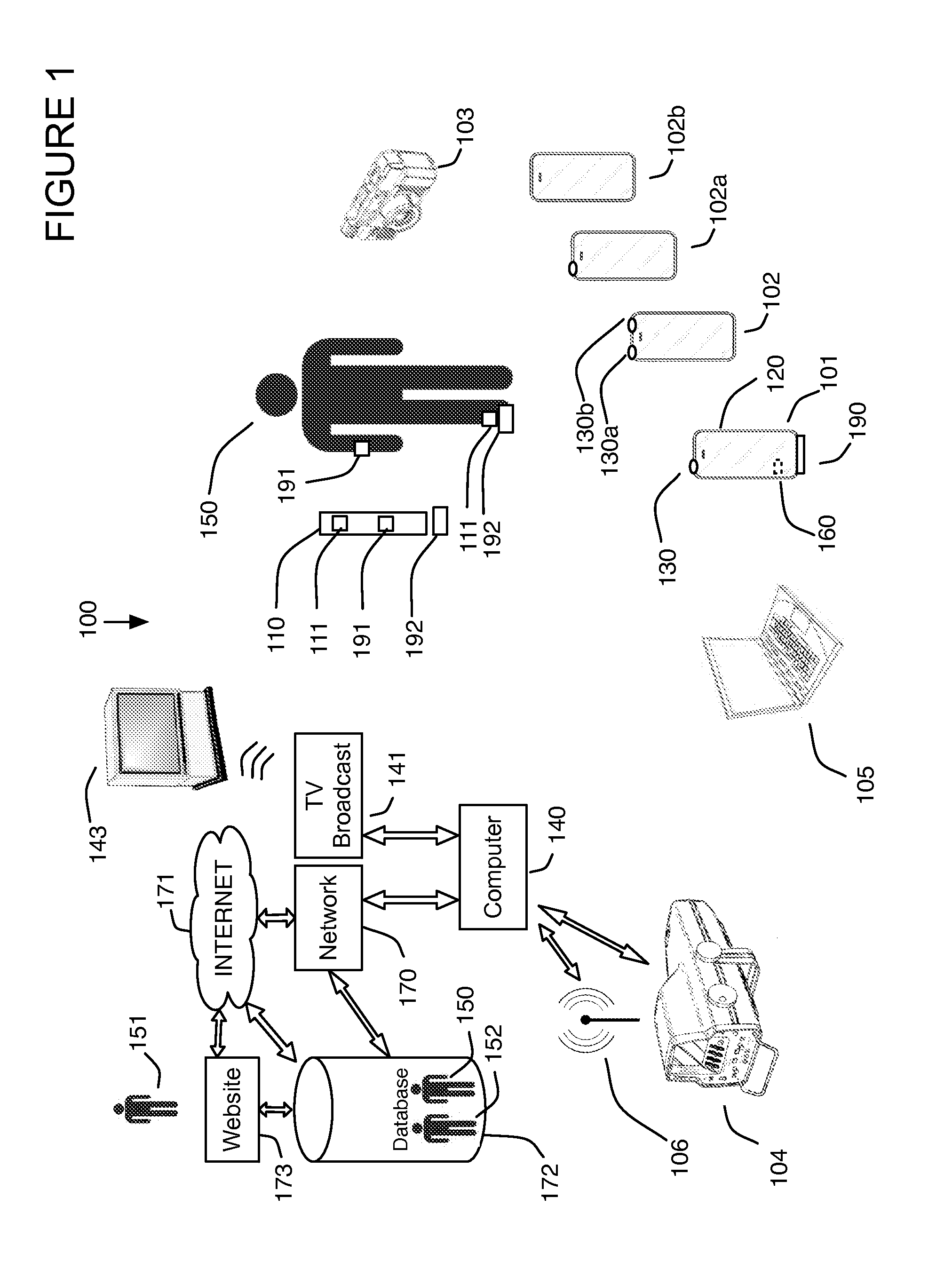 Broadcasting system for broadcasting images with augmented motion data