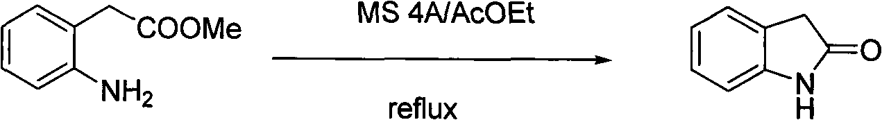 Method for preparing substituted 2-indolinone compound