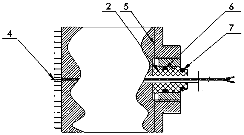 Seal-type cable sheath, manufacturing method thereof and temperature sensor sealing lead-out assembly