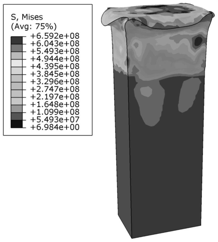 Fatigue crack propagation simulation method for CT (Computed Tomography) sample of three-dimensional linear friction welding head