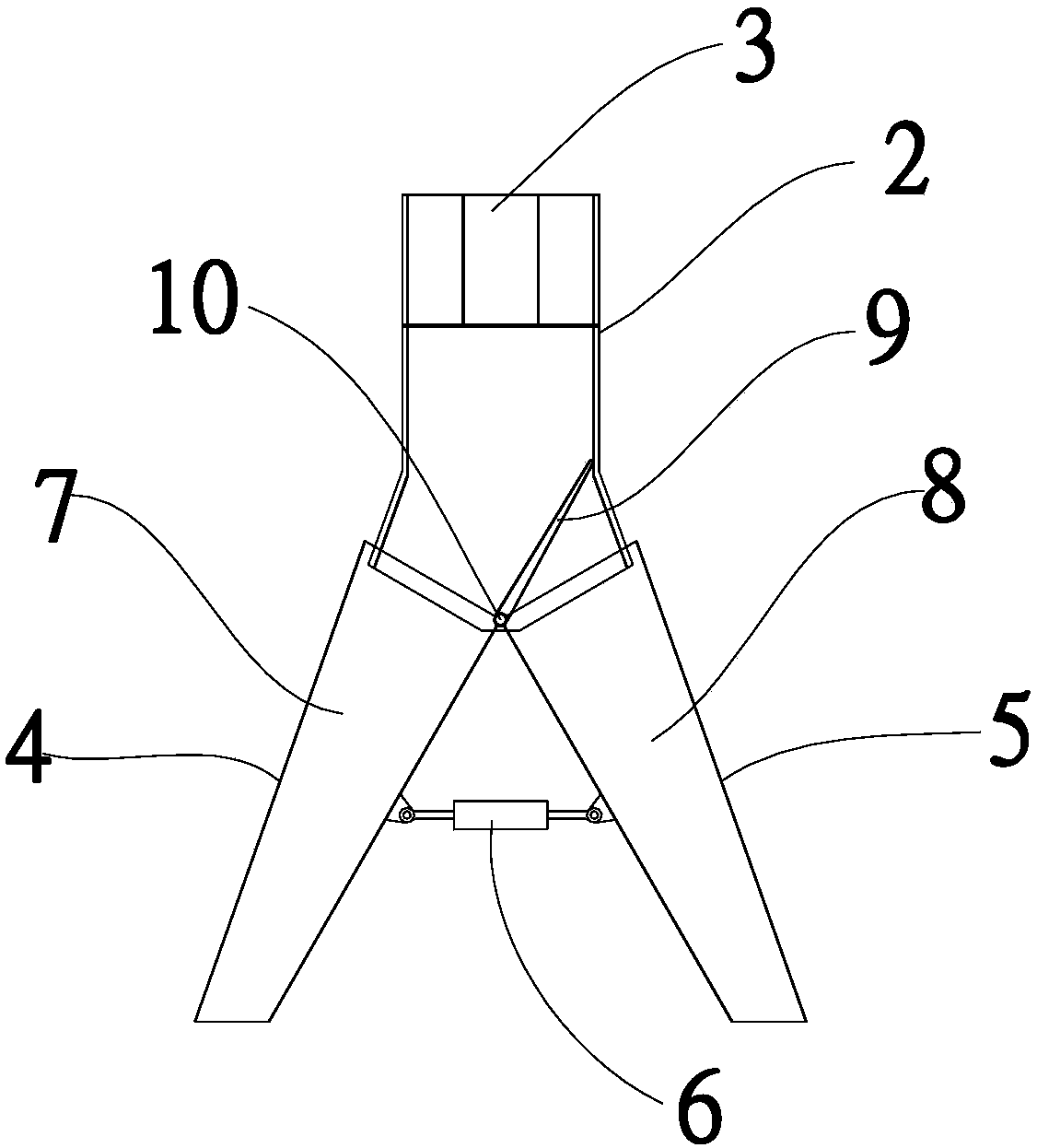 Automatic stacking control method for stacking device