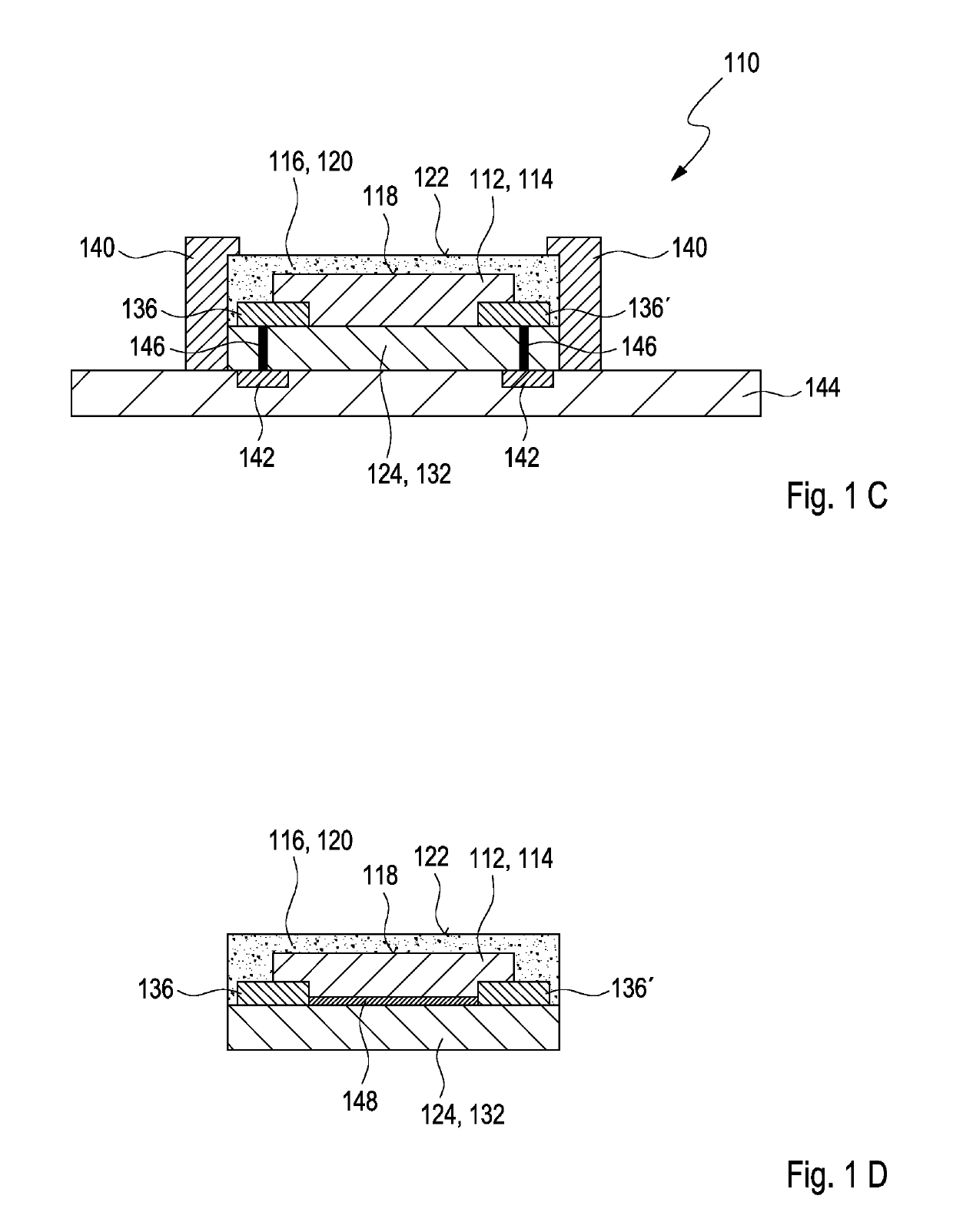 Optical sensor and detector for an optical detection