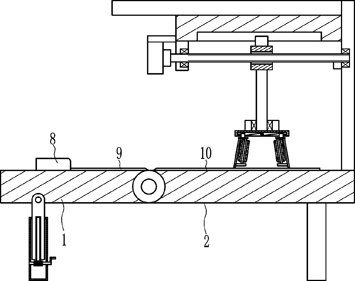 A medical device for massaging and promoting blood circulation for paralyzed legs