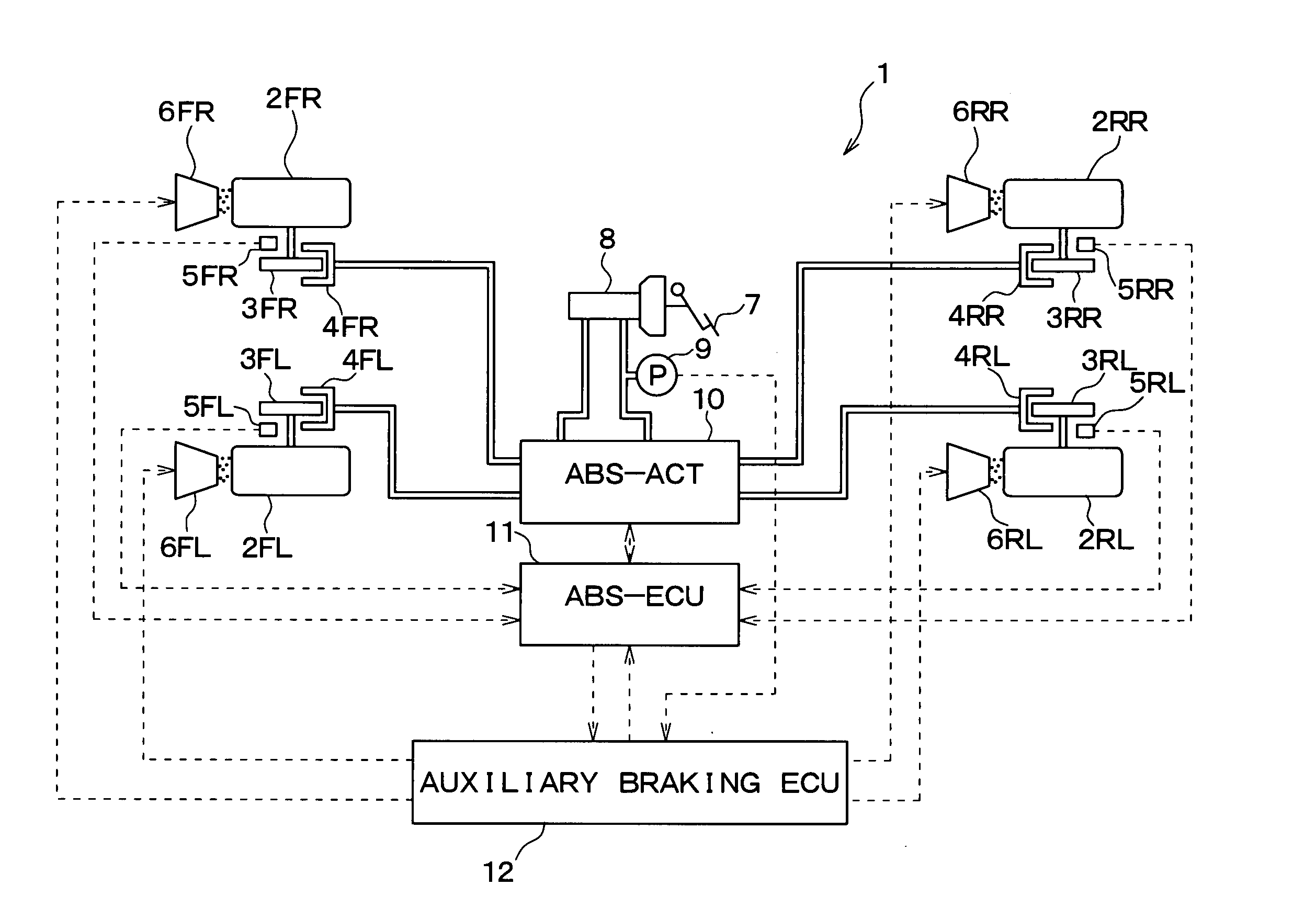 Vehicular brake control device