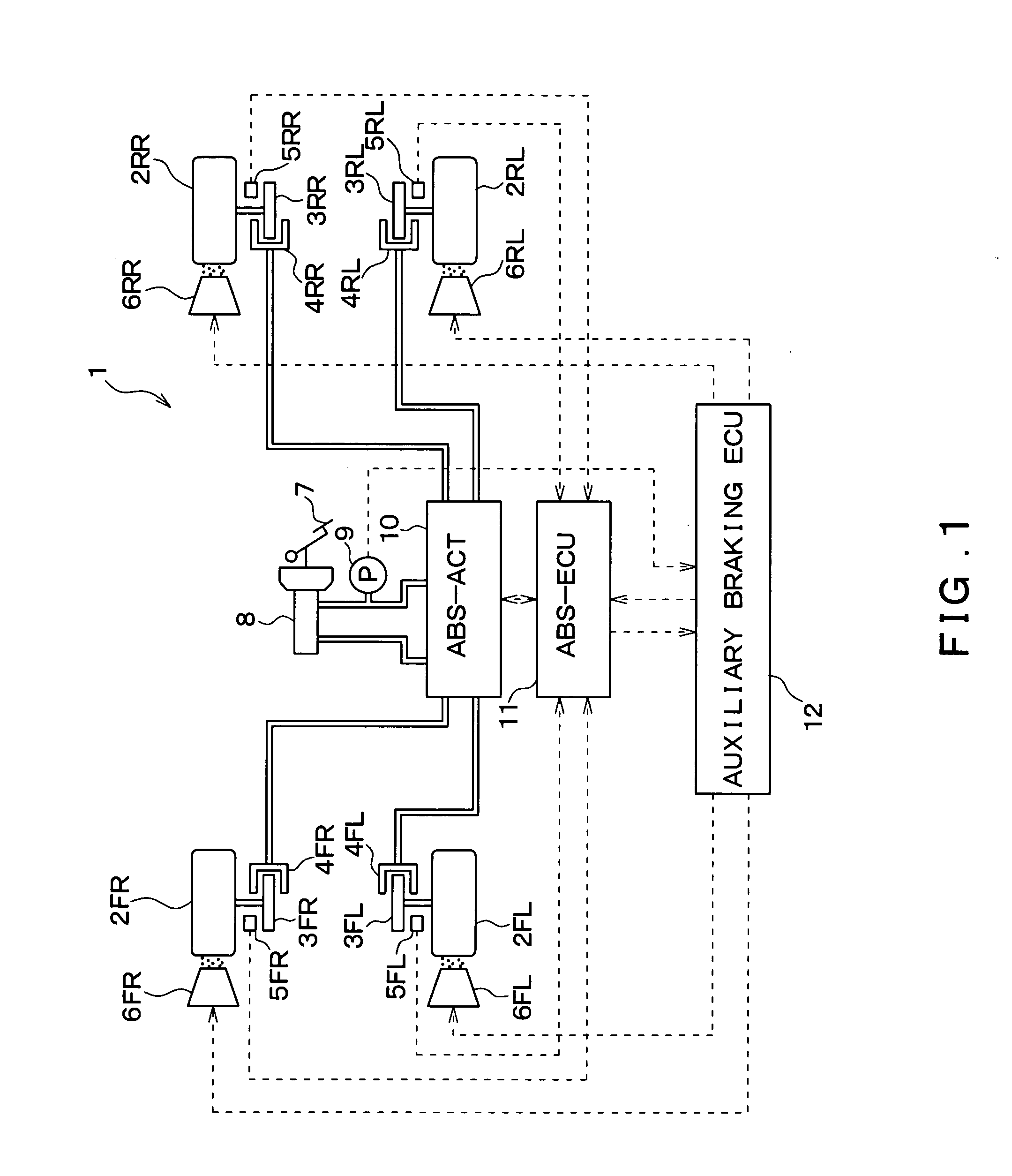 Vehicular brake control device