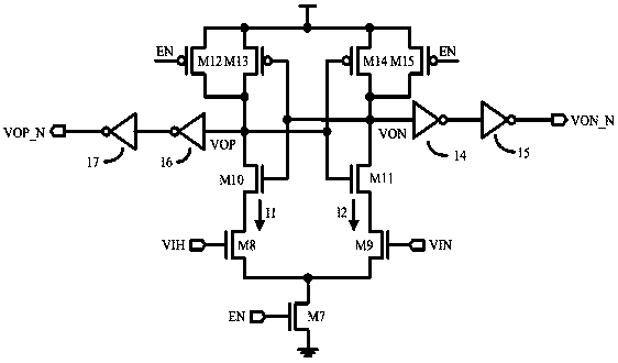 Hysteresis comparator with a programmable threshold value