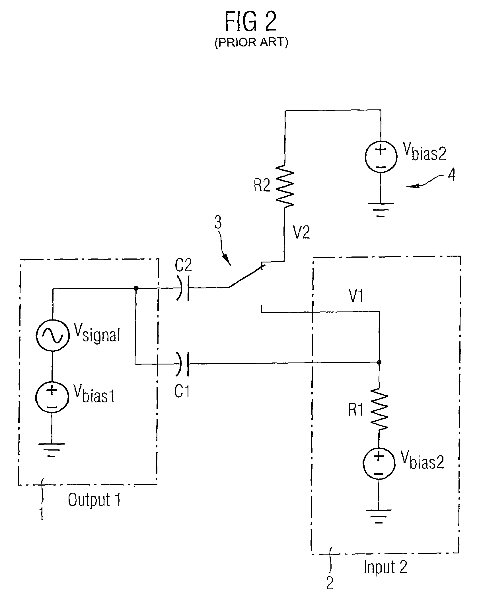 AC coupling bandwidth switch