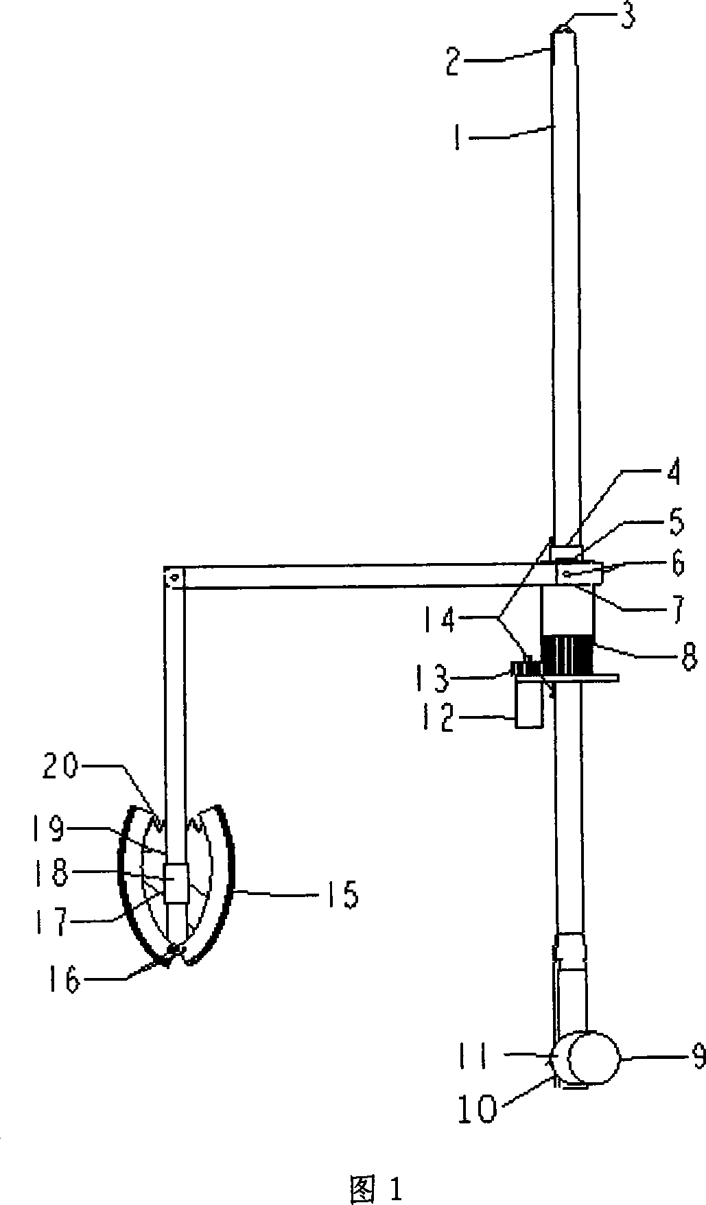 Single slideway sleeve barrel mechanical arm