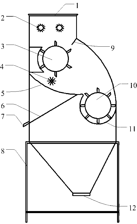 Foamed plastics crusher