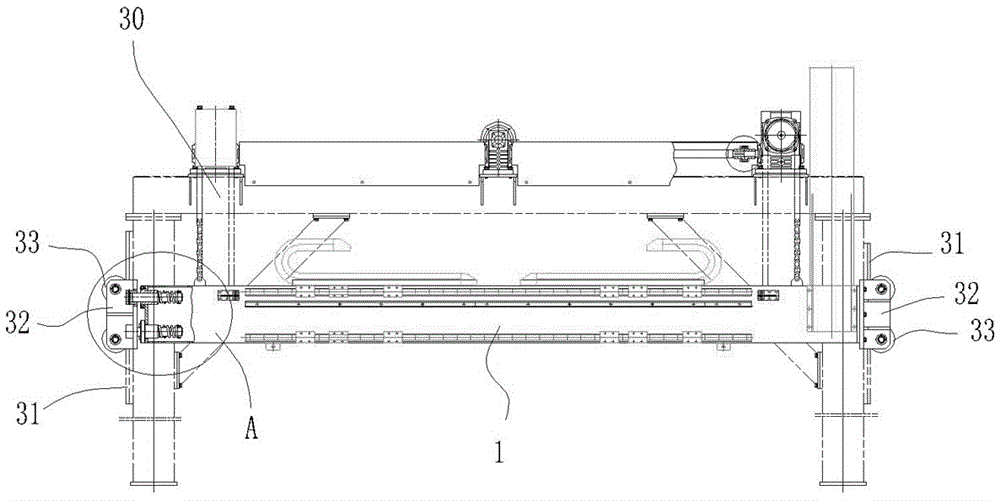 Welding device for structural steel with variable cross sections