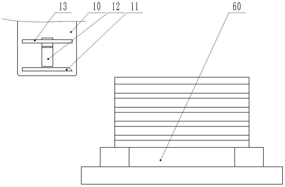 Automatic orbit transfer classifying device and classifying method in accordance with thickness of panels