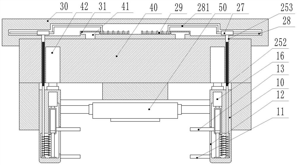 Automatic orbit transfer classifying device and classifying method in accordance with thickness of panels