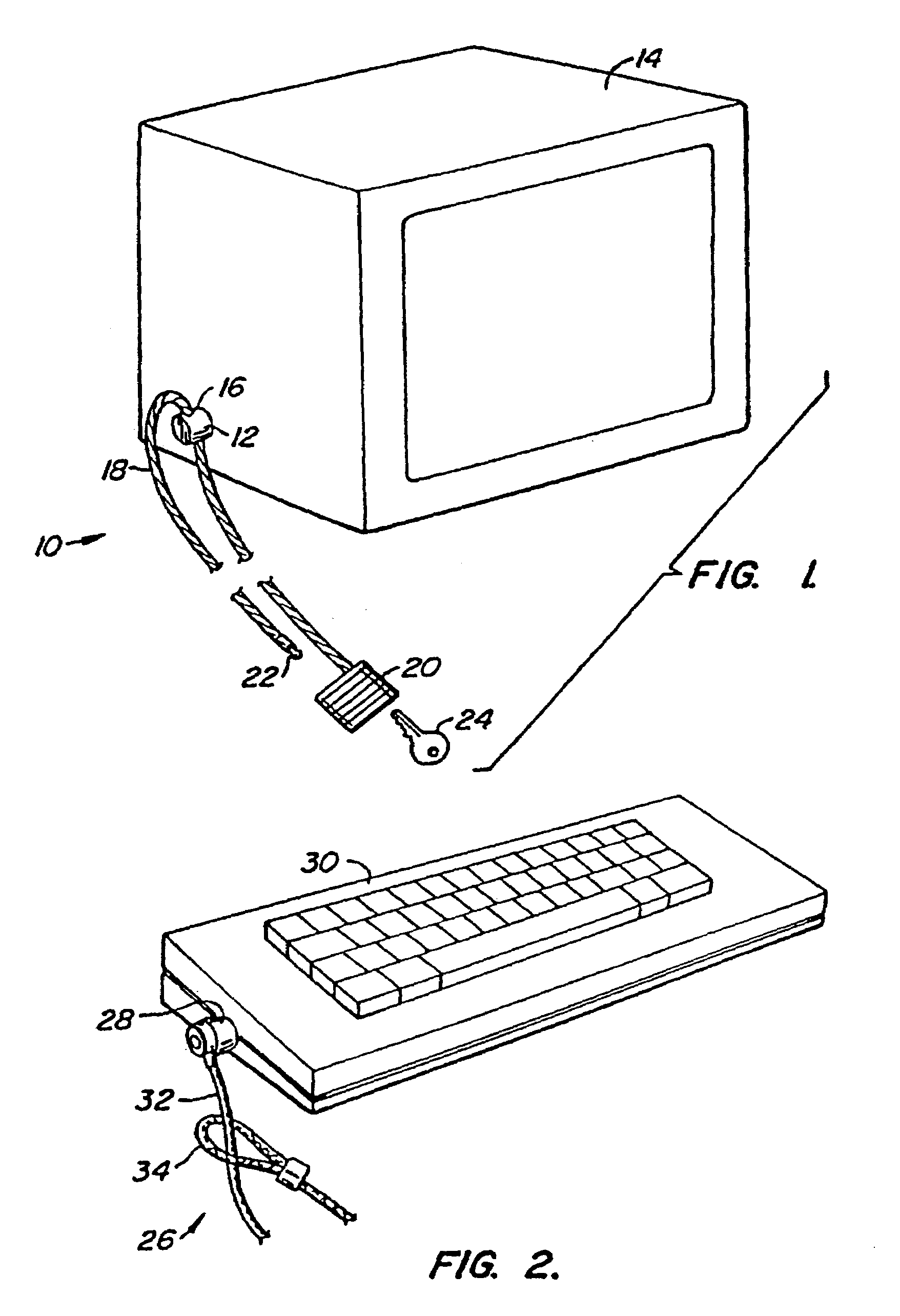 Computer physical security device