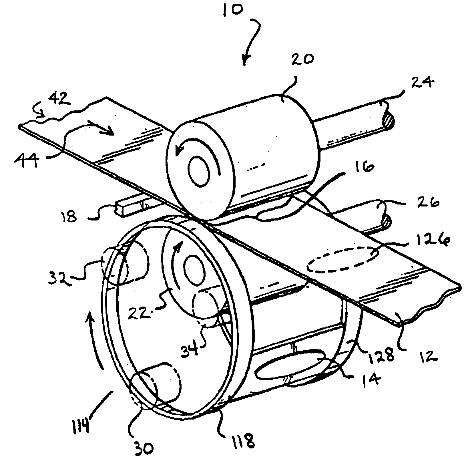 Method and apparatus for forming microstructures on polymeric substrates