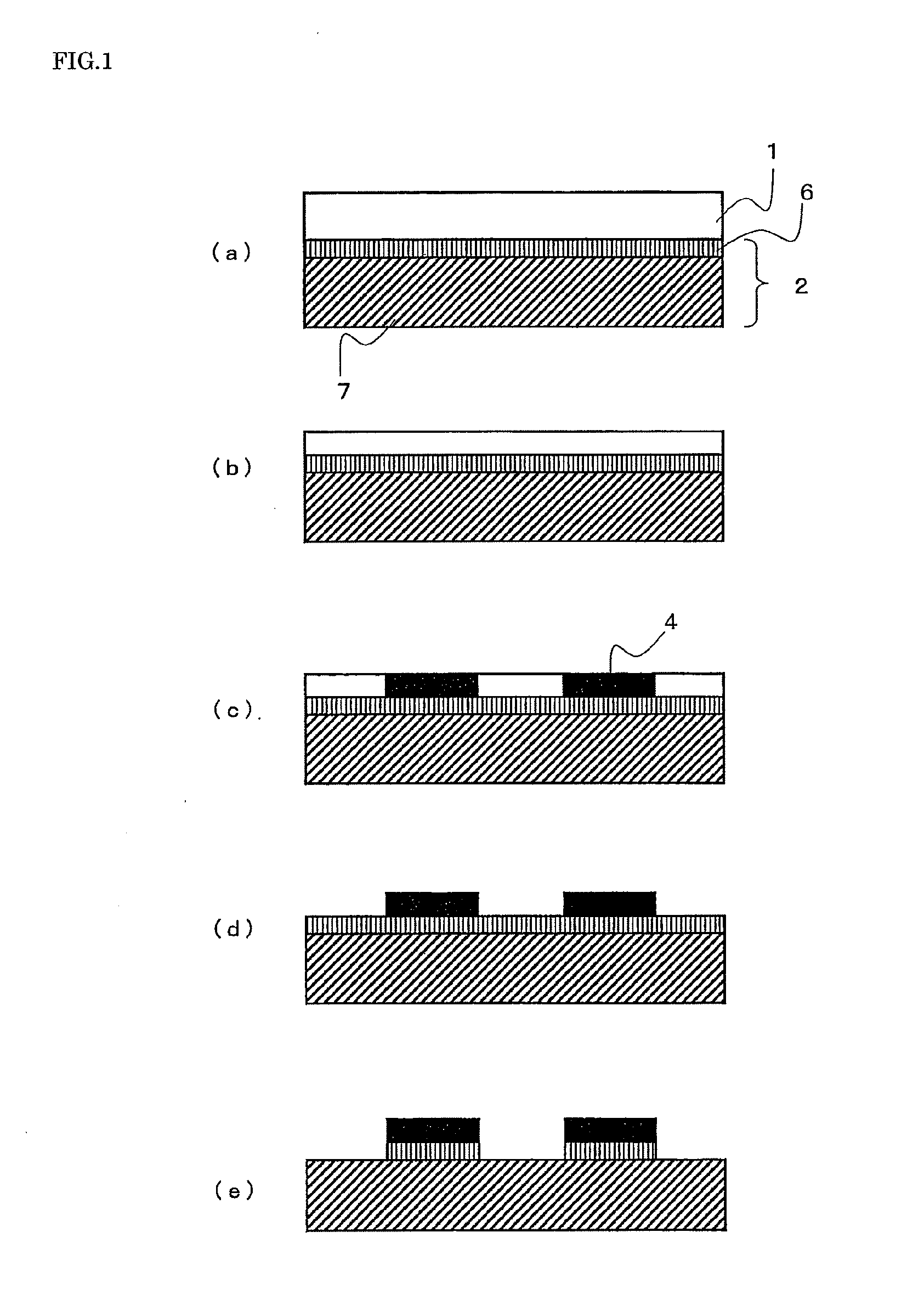 Method for electroconductive pattern formation